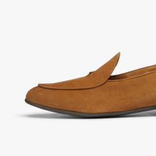 Load image into Gallery viewer, Women's Cognac Suede Milano Loafer
