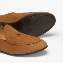 Load image into Gallery viewer, Women's Cognac Suede Milano Loafer
