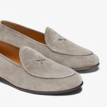 Load image into Gallery viewer, Men's Grigio Suede Milano Loafer

