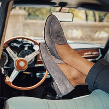 Load image into Gallery viewer, Men's Grigio Suede Milano Loafer
