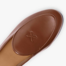 Load image into Gallery viewer, Women's Light Brown Leather Milano Loafer
