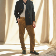 Load image into Gallery viewer, Men's Pine Suede Milano Loafer
