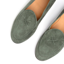 Load image into Gallery viewer, Women's Pine Suede Milano Loafer
