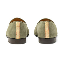 Load image into Gallery viewer, Women's Olive Raffia Milano Loafer

