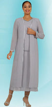 Load image into Gallery viewer, Misty Lane Skirt Suit Suit 13061C-Silver
