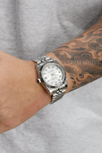 Load image into Gallery viewer, Mod Datejust Silver Diamond
