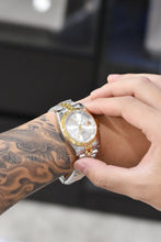 Load image into Gallery viewer, Mod Datejust Two-Tone Gold Arabic
