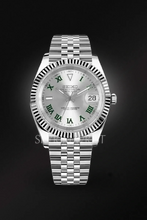 Load image into Gallery viewer, Mod Datejust Wimbledon Silver
