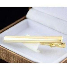 Load image into Gallery viewer, Modern Gold Tie Bar/Clip
