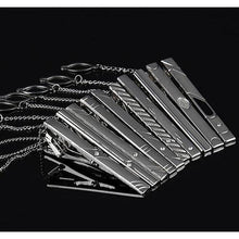 Load image into Gallery viewer, Modern Silver Collection Tie Bars/Clips
