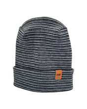 Load image into Gallery viewer, H-Stitch Contrast Cuffed Beanie – Gray/Denim | Made in USA | viral Ski &amp; Snowboard Beanie
