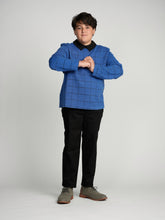Load image into Gallery viewer, Windowpane Top (Long Sleeve)
