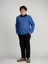 Load image into Gallery viewer, Windowpane Top (Long Sleeve)
