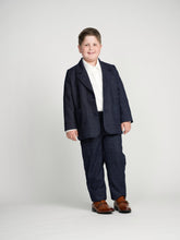 Load image into Gallery viewer, Navy Glen Plaid Dress Pants
