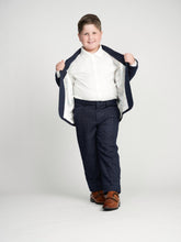 Load image into Gallery viewer, Navy Glen Plaid Dress Blazer
