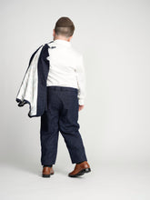 Load image into Gallery viewer, Navy Glen Plaid Dress Pants
