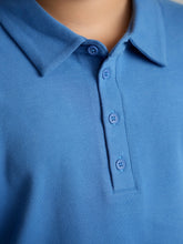 Load image into Gallery viewer, Cobalt Solid Polo (Long Sleeve)
