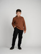 Load image into Gallery viewer, Cinnamon Cuffed Polo (Long Sleeve)
