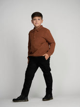 Load image into Gallery viewer, Cinnamon Cuffed Polo (Long Sleeve)
