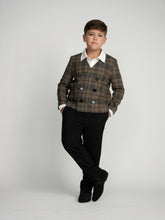 Load image into Gallery viewer, Plaid Double Breasted Dress Blazer
