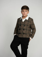 Load image into Gallery viewer, Plaid Double Breasted Dress Blazer
