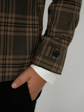 Load image into Gallery viewer, Plaid Double Breasted Dress Blazer

