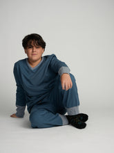 Load image into Gallery viewer, Sapphire Cuffed Pajamas
