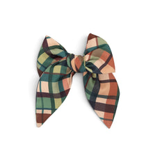 Load image into Gallery viewer, Mulberry Plaid - Darling Hair Bow
