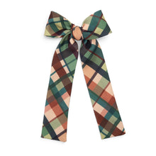 Load image into Gallery viewer, Mulberry Plaid - Lady Hair Bow
