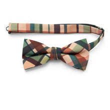 Load image into Gallery viewer, Mulberry Plaid - Men's Pre-tied Bow Tie
