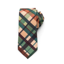 Load image into Gallery viewer, Mulberry Plaid - Men's Tie
