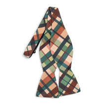 Load image into Gallery viewer, Mulberry Plaid - Men's Self-tie Bow Tie
