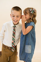 Load image into Gallery viewer, Mulberry Plaid - Youth Tie
