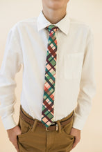 Load image into Gallery viewer, Mulberry Plaid - Youth Tie
