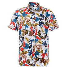 Load image into Gallery viewer, Multicolor Hawaiian Cotton Short Sleeve Shirt
