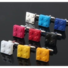Load image into Gallery viewer, Muti-Color Cube Collection Cufflinks - 8 Colors
