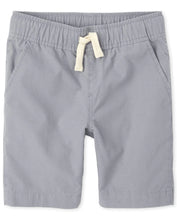 Load image into Gallery viewer, The Children's Place Boys' Cotton Pull on Jogger Shorts 16 Fin Gray Single - # BOAA13610003
