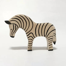 Load image into Gallery viewer, Wooden Animal Figures Handcrafted Elephant Lion Giraffe Toys - # BOT&amp;G512610002
