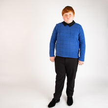 Load image into Gallery viewer, Windowpane Top (Long Sleeve)
