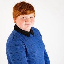 Load image into Gallery viewer, Windowpane Top (Long Sleeve)
