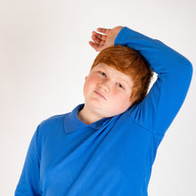 Load image into Gallery viewer, Cobalt Collar Top (Long Sleeve)
