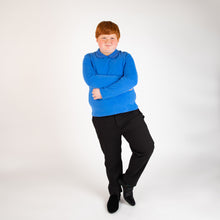 Load image into Gallery viewer, Cobalt Collar Top (Long Sleeve)
