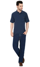 Load image into Gallery viewer, Men's Short Sleeve Pique Polo Shirt in Cotton Blend with Front Pocket
