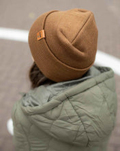 Load image into Gallery viewer, NEW HAAKWEAR H-Stitch Cuffed Beanie - Patented Design, Made in USA - Camel Brown
