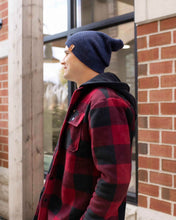 Load image into Gallery viewer, NEW HAAKWEAR H-Stitch Cuffed Beanie - Designed and Made in USA (Patented Design) - Denim Blue
