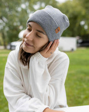 Load image into Gallery viewer, NEW HAAKWEAR H-Stitch Cuffed Beanie - Designed and Made in USA (Patent Pending Design) - Koala Gray
