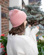 Load image into Gallery viewer, NEW HAAKWEAR H-Stitch Cuffed Beanie - Designed and Made in USA (Patented Design) - Pearl Pink
