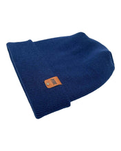 Load image into Gallery viewer, NEW HAAKWEAR H-Stitch Cuffed Beanie - Designed and Made in USA (Patented Design) -  Sapphire Blue
