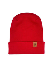 Load image into Gallery viewer, NEW HAAKWEAR H-Stitch Cuffed Beanie - Designed and Made in USA (Patented Design) - Scarlet Red

