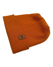 Load image into Gallery viewer, NEW HAAKWEAR H-Stitch Cuffed Beanie - Designed and Made in USA (Patented Design) - Tiger Orange
